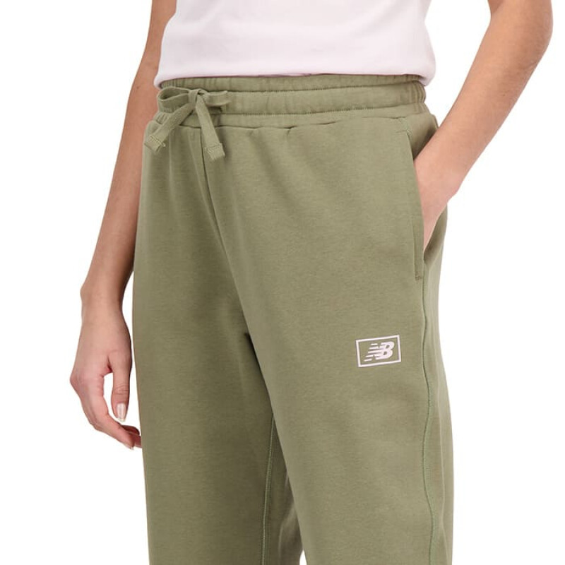 Pantalón New Balance Essentials de Mujer - WP33508CGN Verde