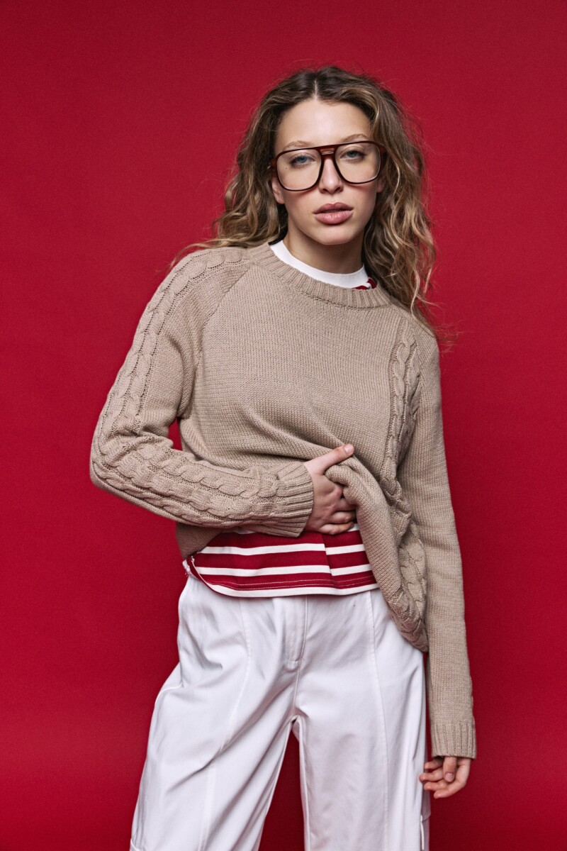 SWEATER MILI Tostado