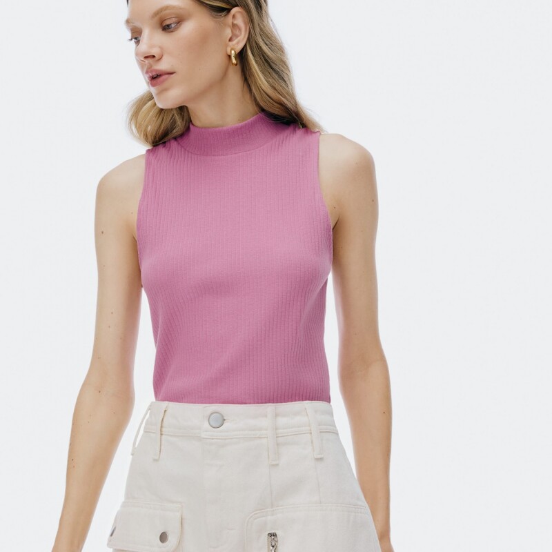 CAMISETA REGATA FEM ROXO MEDIO