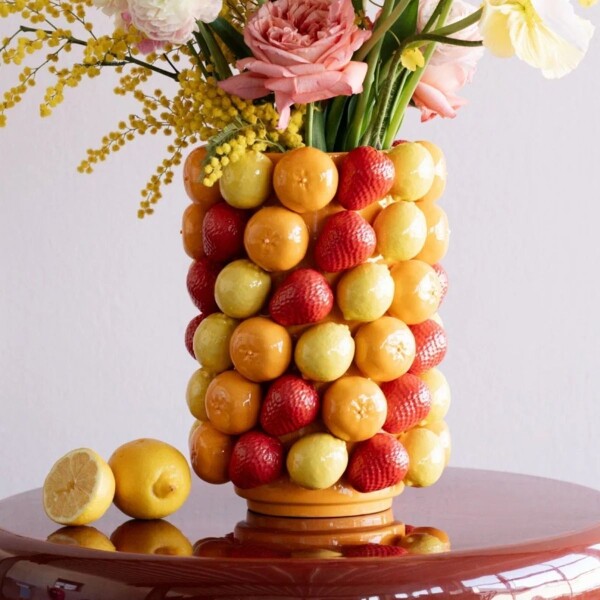 JARRON FRUIT PARADE ROJO - -