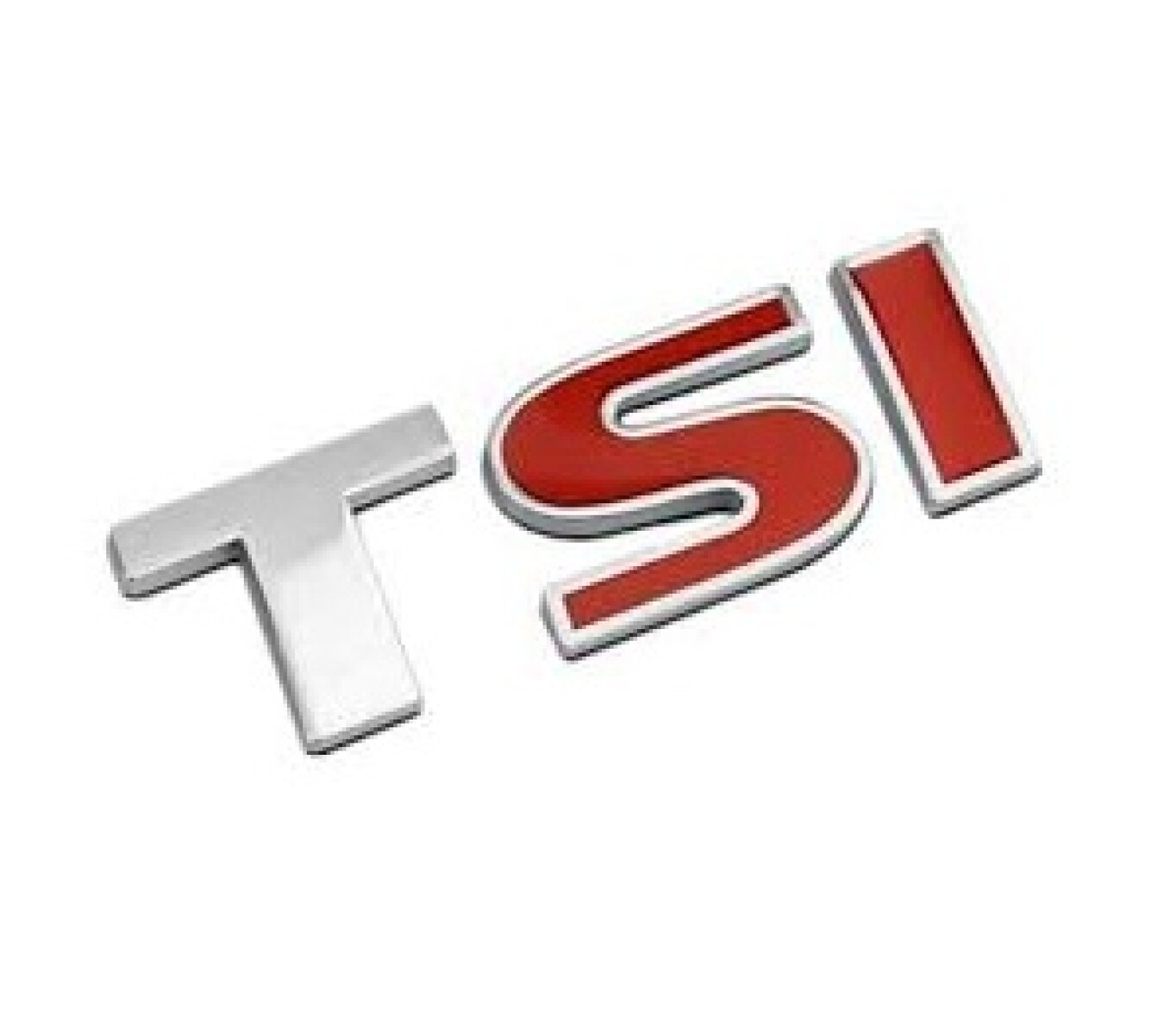 EMBLEMA "TSI" TAPA BAUL GOLF / VENTO / AMAROK / TIGUAN (SI ROJO) 