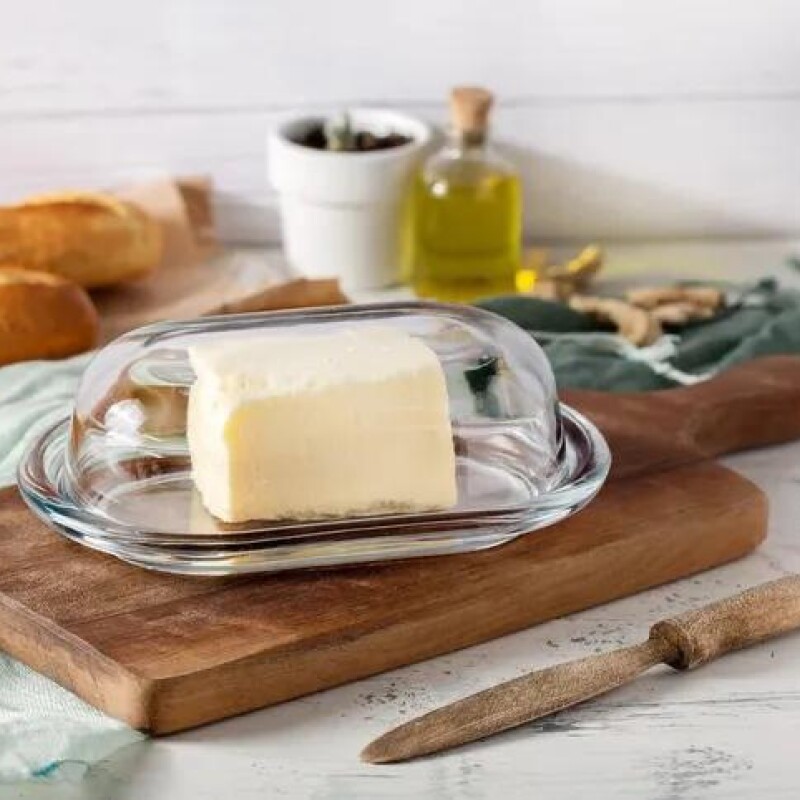 Mantequera/ Quesera de Vidrio Pasabahce Mantequera/ Quesera de Vidrio Pasabahce