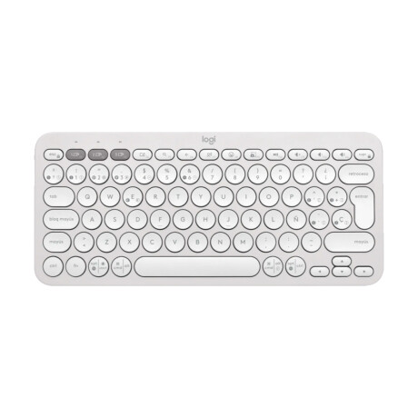 Teclado inalámbrico Bluetooth Logitech K380S Keys 2 Blanco Teclado inalámbrico Bluetooth Logitech K380S Keys 2 Blanco