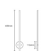APLIQUE LED LUCY LUZ INDIRECTA 60CM 12W 3000K BLANCO APLIQUE LED LUCY LUZ INDIRECTA 60CM 12W 3000K BLANCO