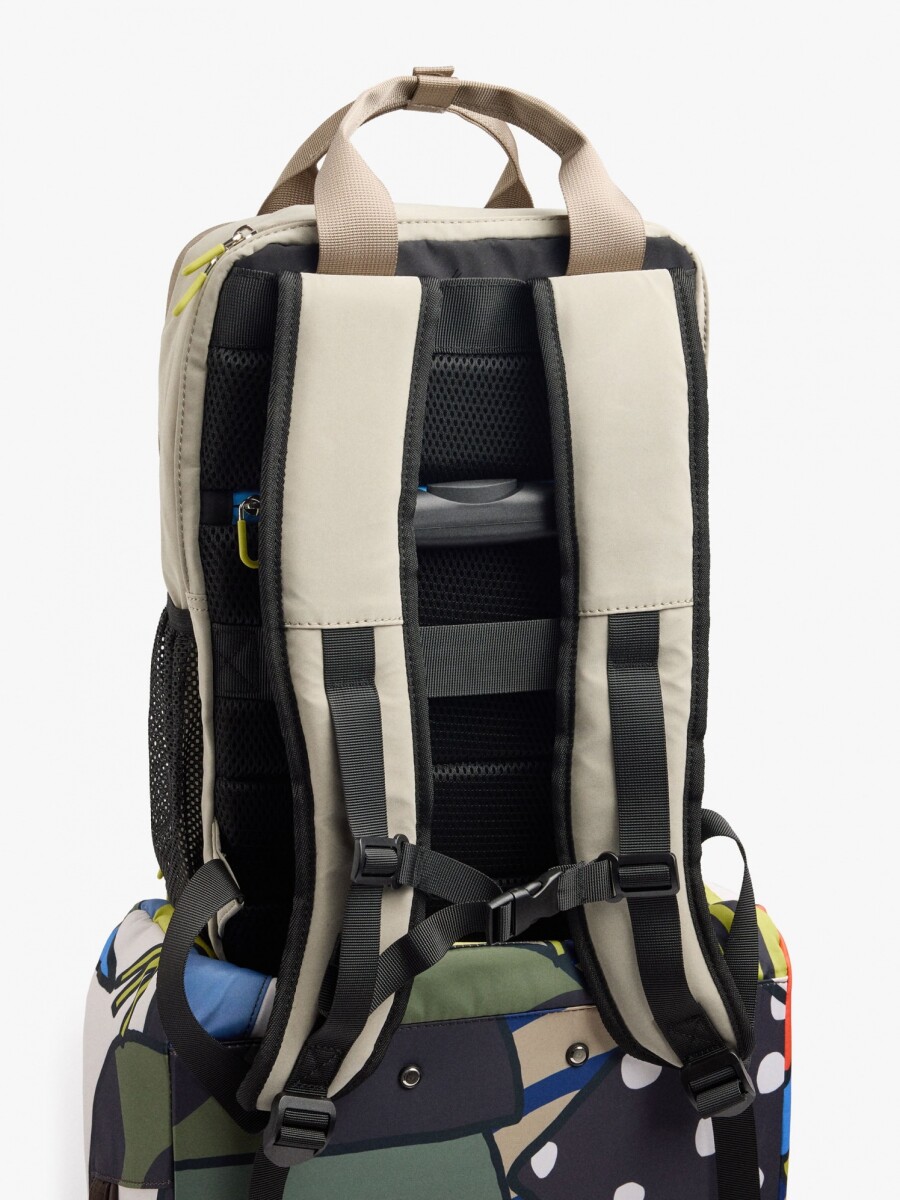Mochila De Cabina De Nylon gris