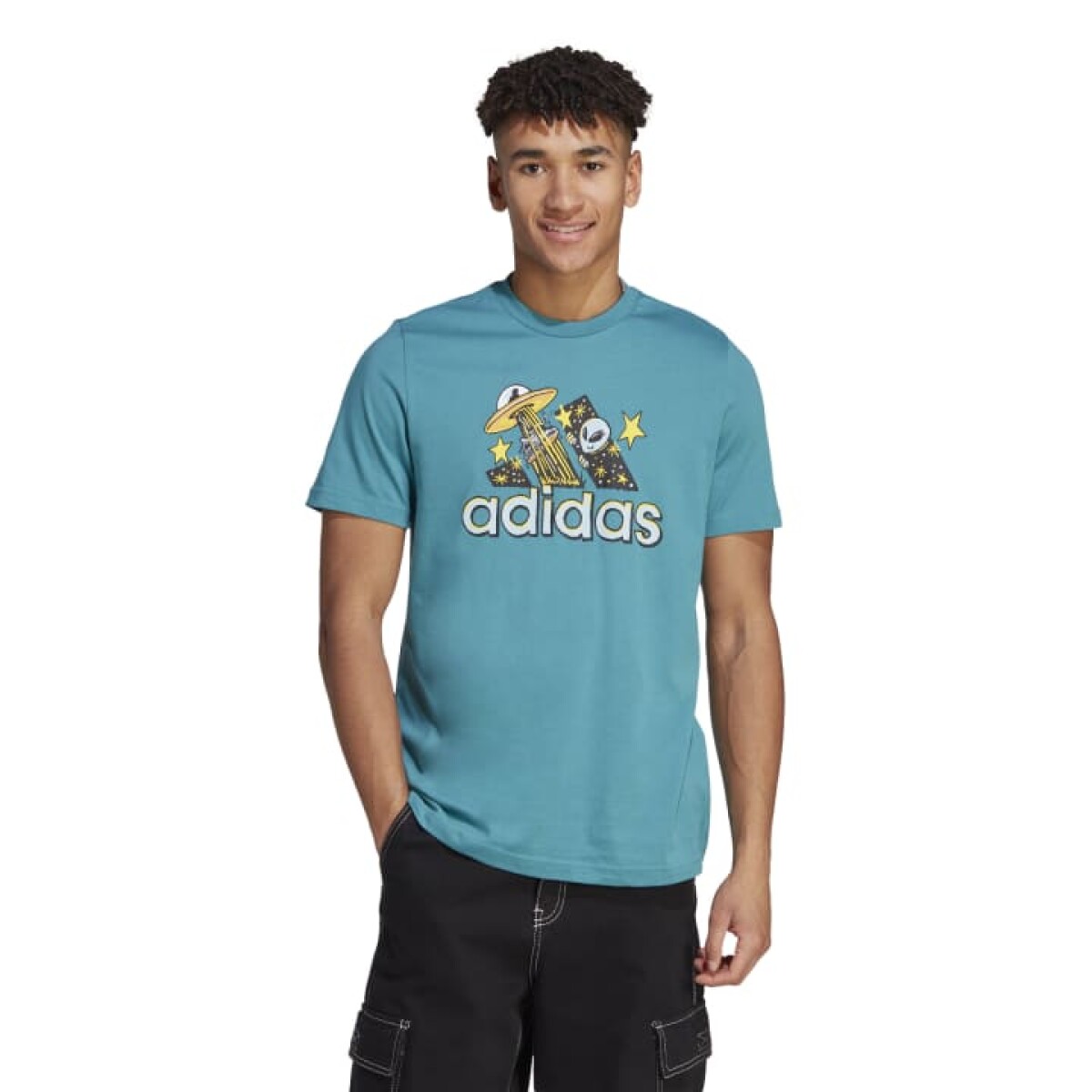 Remera Adidas Dream de Hombre IL2828 Celeste