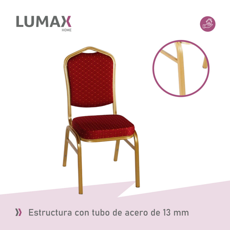 Silla Hotel Milton Rojo
