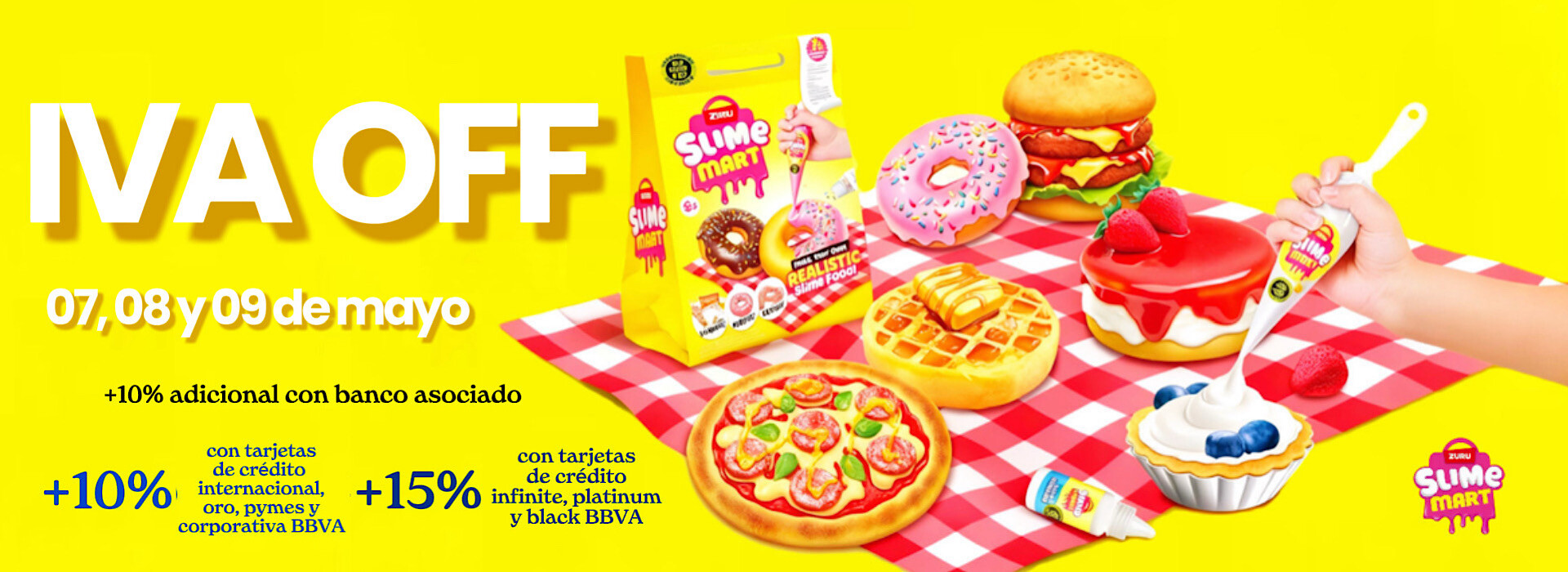 IVA OFF + 10% Banco asociado