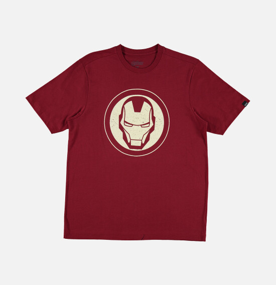 T-shirt de hombre Iron Man BORDO