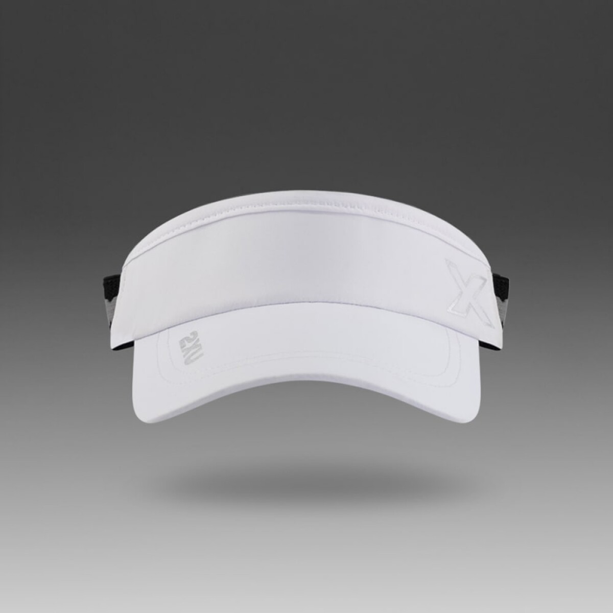 Gorra Running Performance Visor Unisex - White/white 