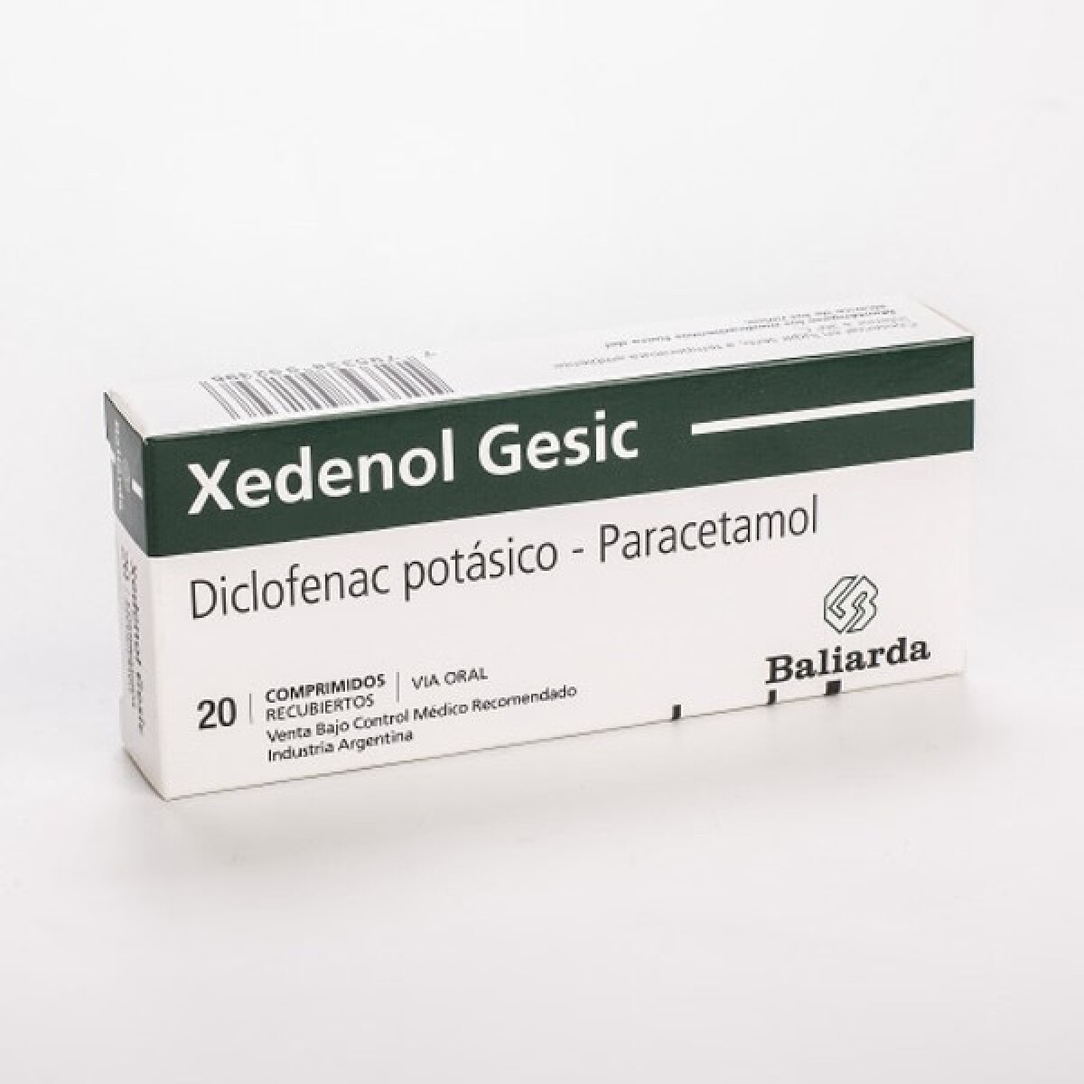 Xedenol Gesic 20 Comprimidos 