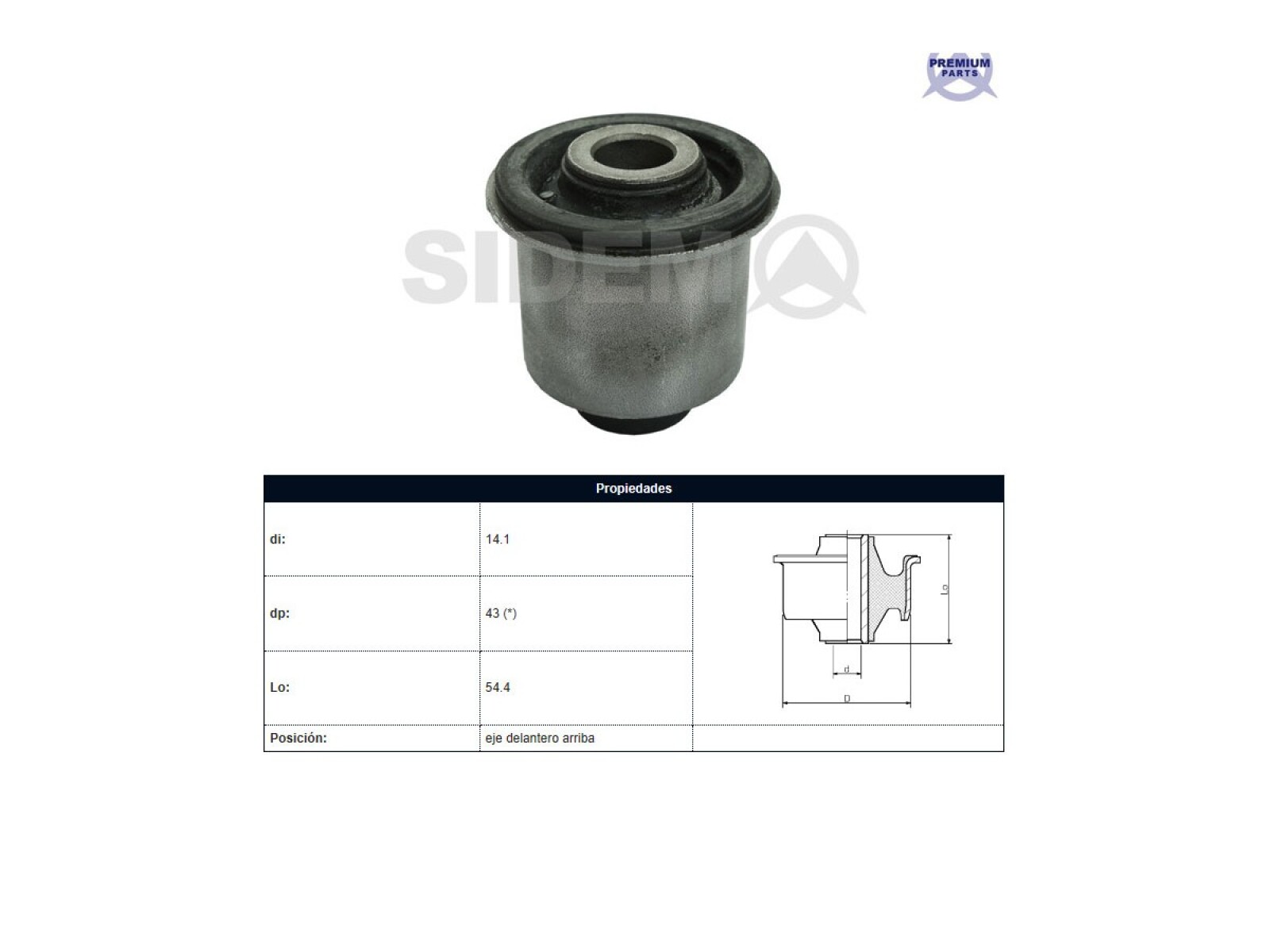 Buje Nissan D23 - Frontier - Np300 15-25 Der/Izq 
