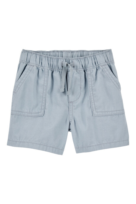 Short de sarga, azul Sin color