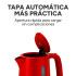 Jarra Electrica Marvo 1.7 Litros Corte Automatico Hervidor Variante Color Rojo