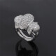 Anillo Chevalier Antiguo En Platino Y Brillantes Anillo Chevalier Antiguo En Platino Y Brillantes