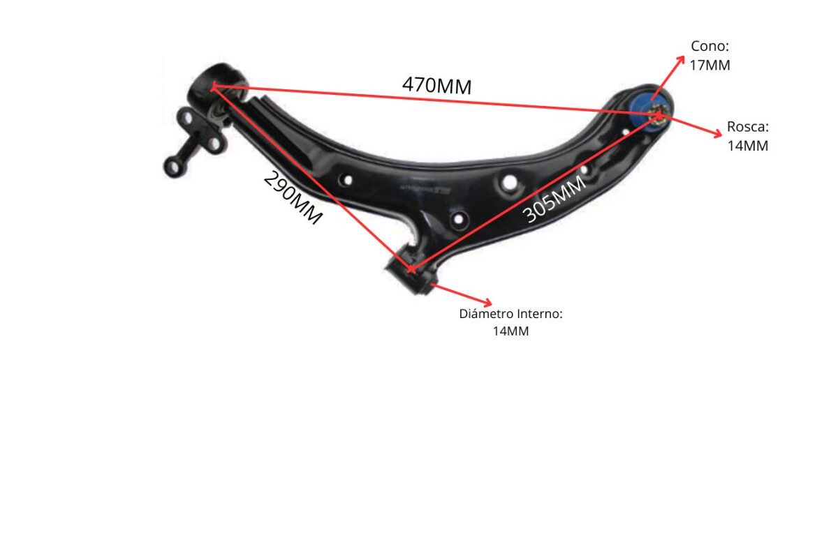 Parilla De Suspension Delantera Nissan Sentra B15 01-06 Izq Parilla De Suspension Delantera Nissan Sentra B15 01-06 Izq