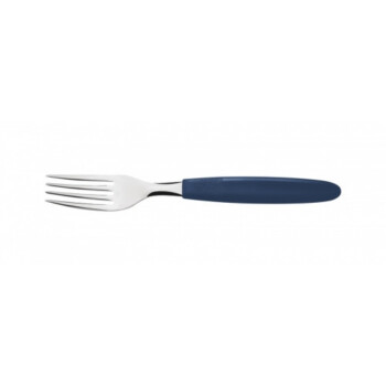 Pack de 12 Tenedores de Postre Acero Inoxidable Mango Azul 16,5 cm | Tramontina 23365/410 Pack de 12 Tenedores de Postre Acero Inoxidable Mango Azul 16,5 cm | Tramontina 23365/410