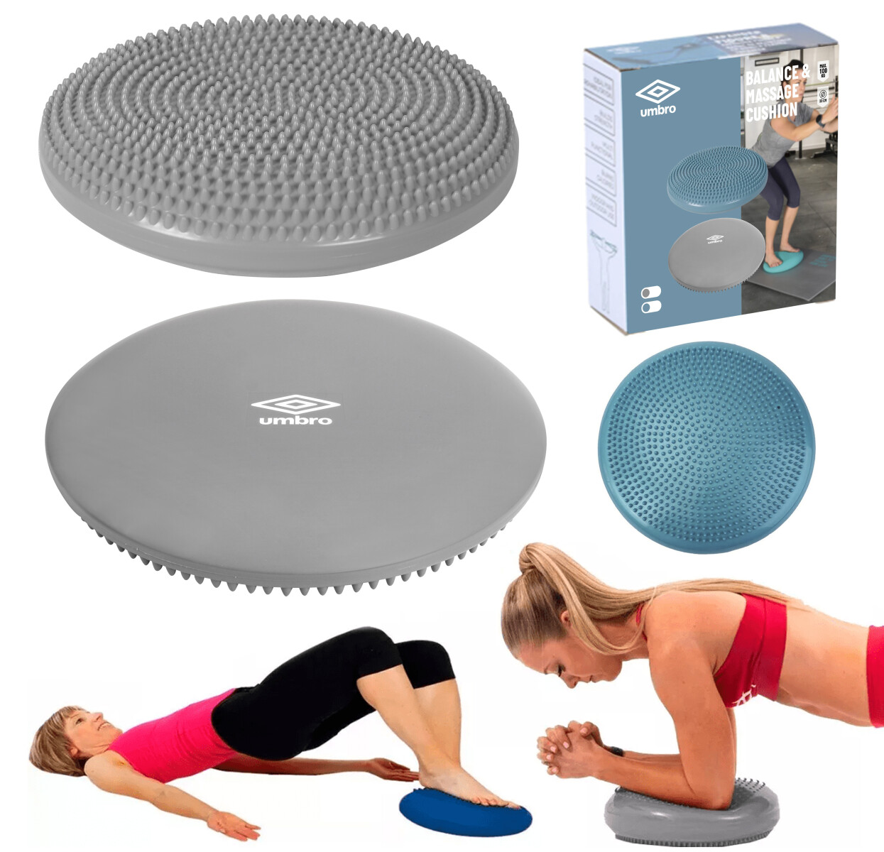 Disco Umbro Disco Balance Massage Cushion - Gris 