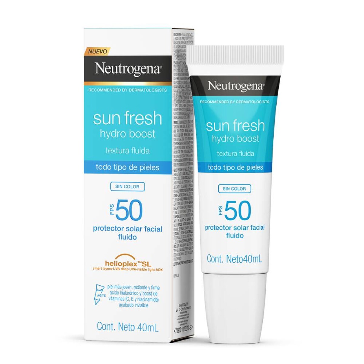 Protector Solar Neutrogena Sun Fresh Hydro Boost FPS50+ 40ml 