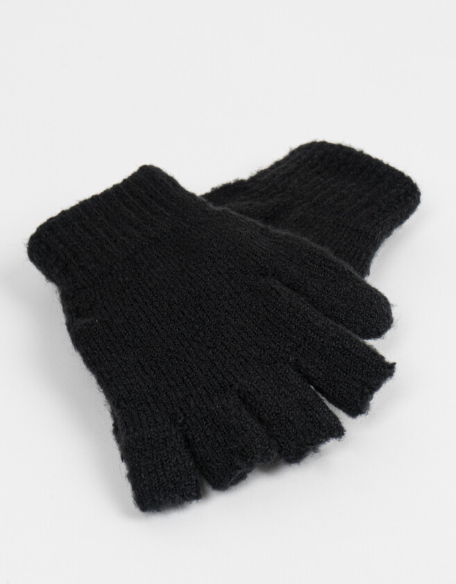 Guantes Varios Clasico Guantes Con Tapita Farmland - Negro