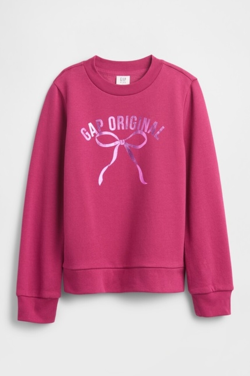 Buzo Deportivo Logo Gap Niña Cerise