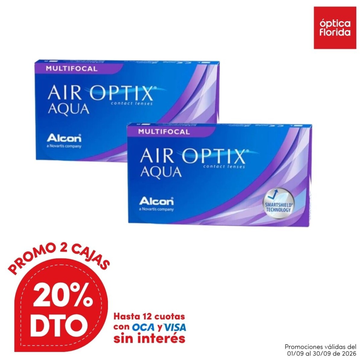 Air Optix Plus Multifocal - PROMO 2 cajas 