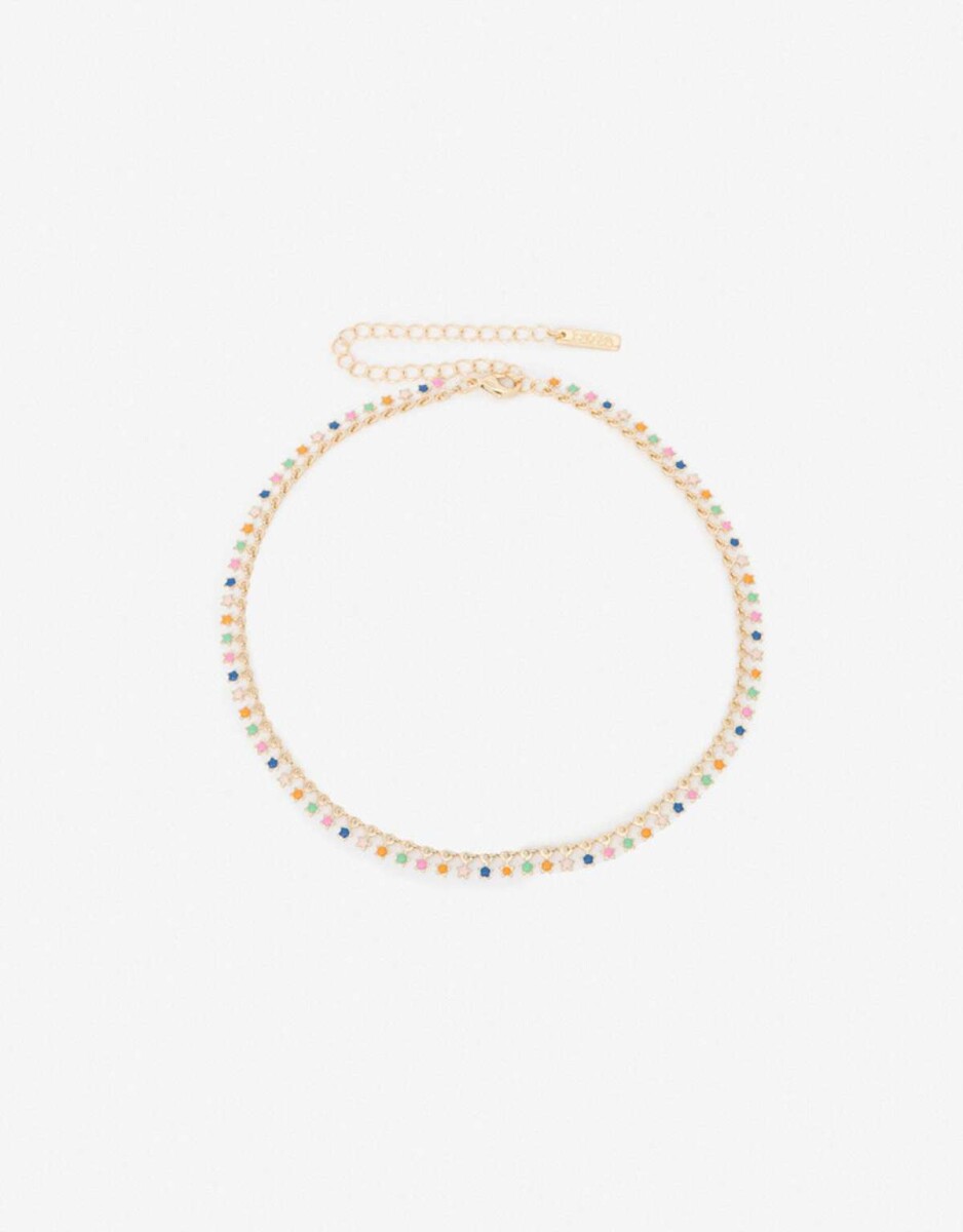 Choker Cadena Estrellas - Dorado 