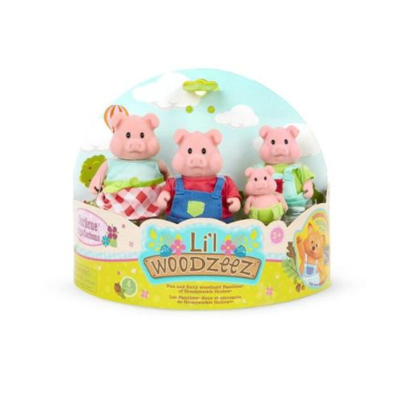 Familia Cerdos con Rizos Woodzeez Familia Cerdos Con Rizos Woodzeez