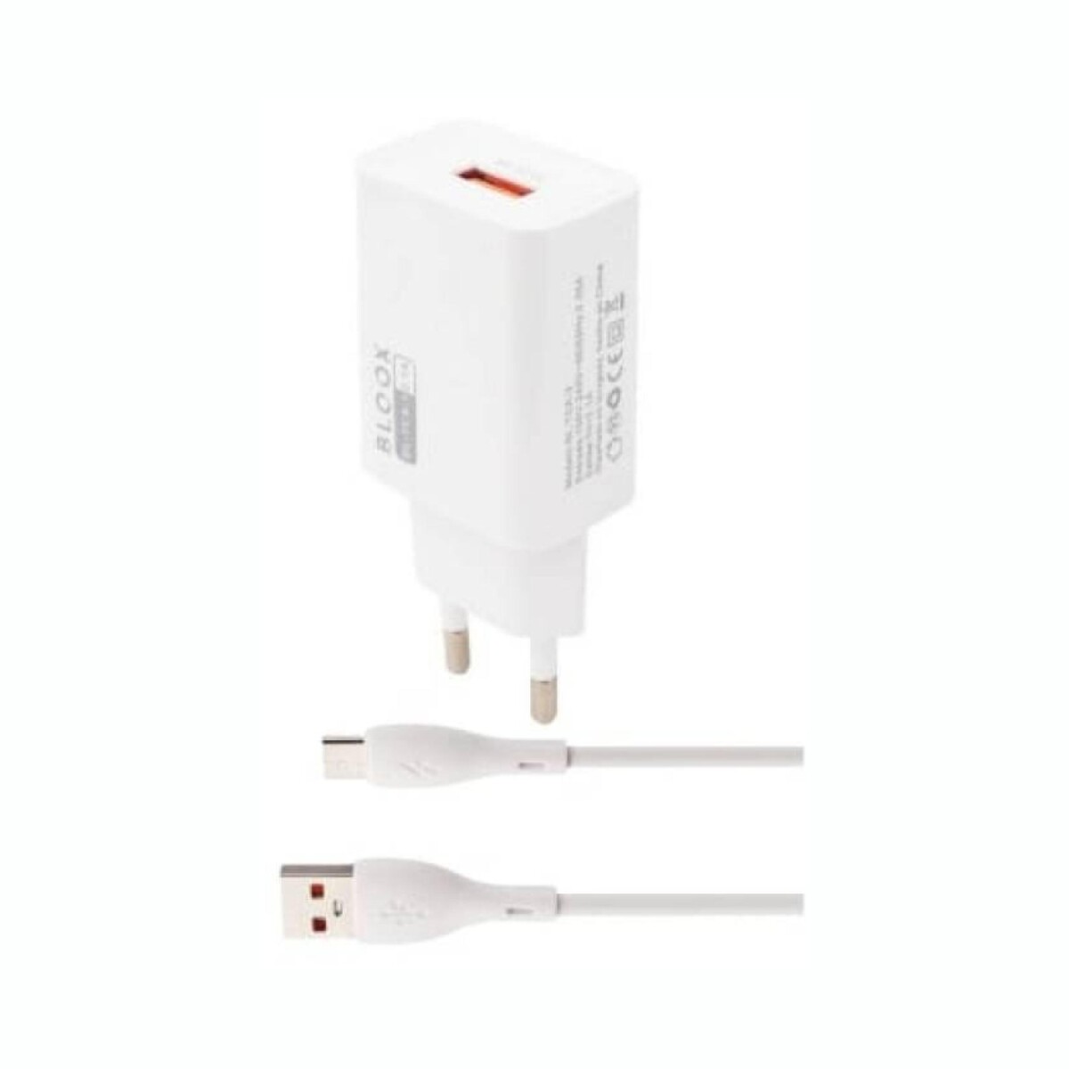 Cargador De Pared BLOOX C3 Con Cable USB-C 