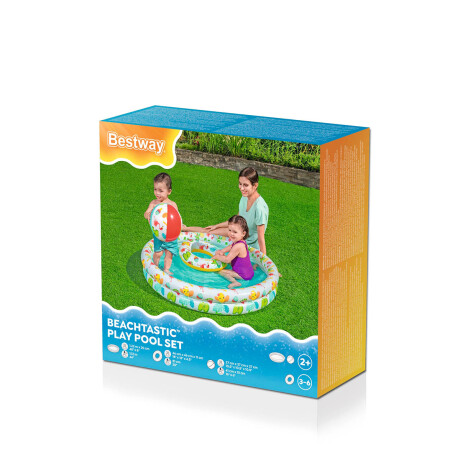 Piscina Bestway Infantil 137 L Inflable+ Aro+ Pelota Bsw051124