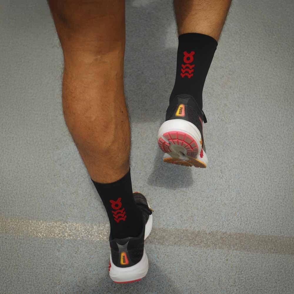 Medias Running BH N&R Unisex Negro