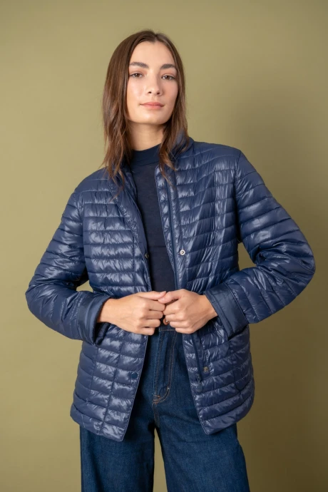 Campera capitoneada Azul Marino