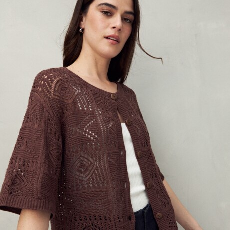 CARDIGAN EMMA Chocolate