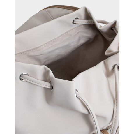 Mochila Con Solapa Azul ''campus Club'' Marron Beige