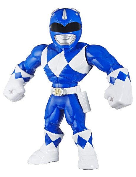 Figura Power Rangers Mega Mighties Playskool Hasbro Ranger Azul