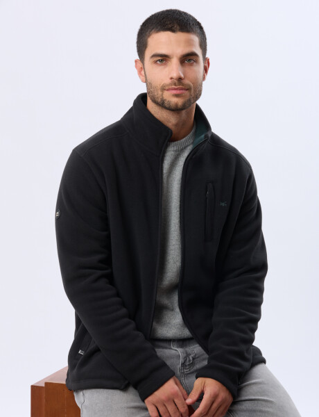 CAMPERA POLAR DE ABRIGO Negro