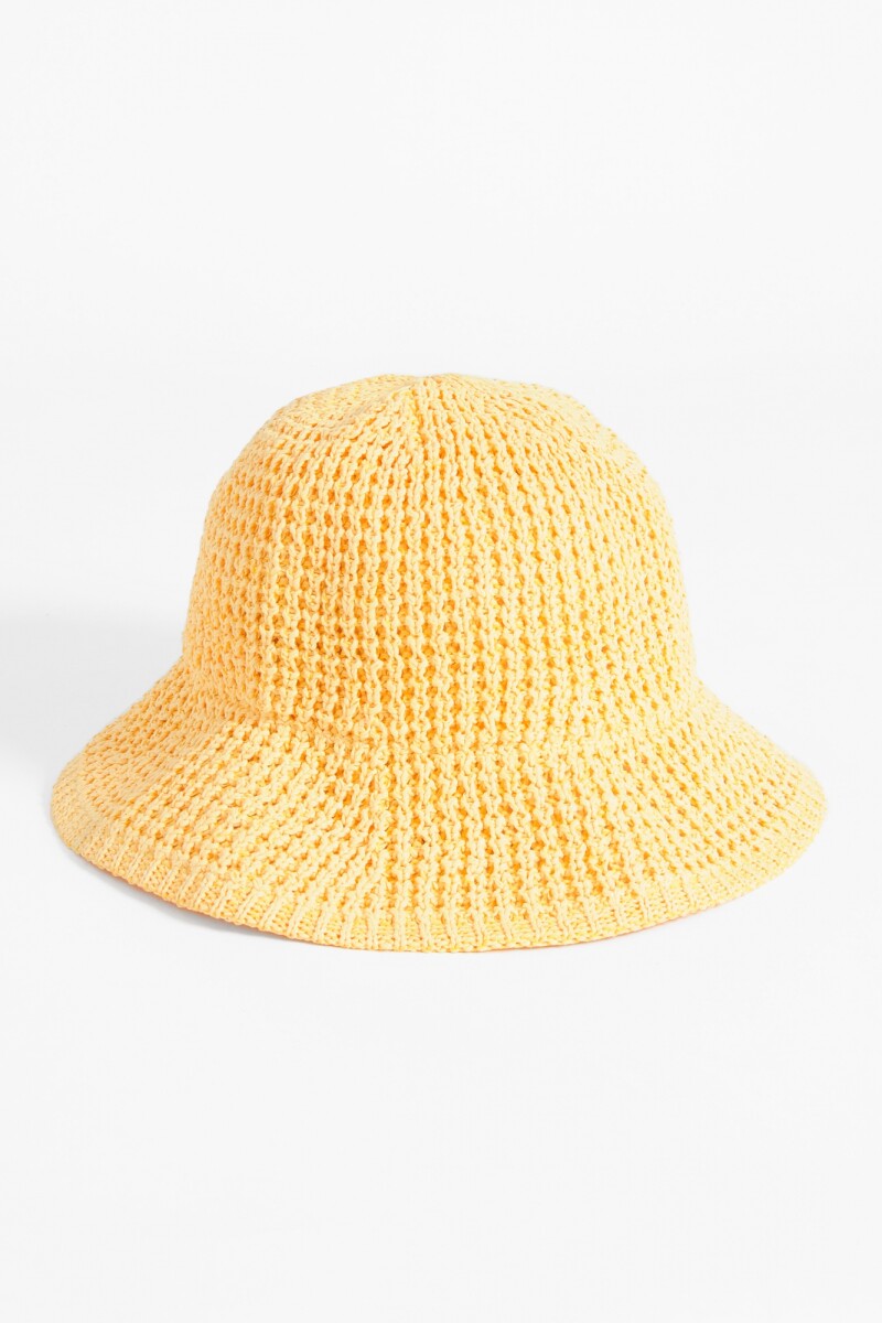 Gorro knit amarillo