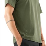 Salomon Remera manga corta Trackline SS tee M para Hombre - Verde Verde