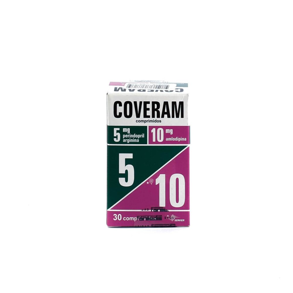 COVERAM 5/10 MG. CJ X 30 COMPRIMIDOS única