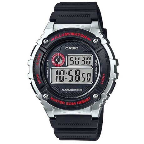 Reloj Digital Casio W-216H-1CVDF Multifunción Resistente Al Agua Para Uso Diario Reloj Digital Casio W-216H-1CVDF Multifunción Resistente Al Agua Para Uso Diario