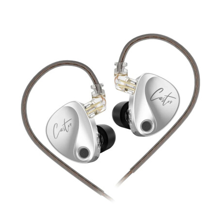 AURICULARES IN EAR KZ CASTOR BETTER BASS SILVER AURICULARES IN EAR KZ CASTOR BETTER BASS SILVER