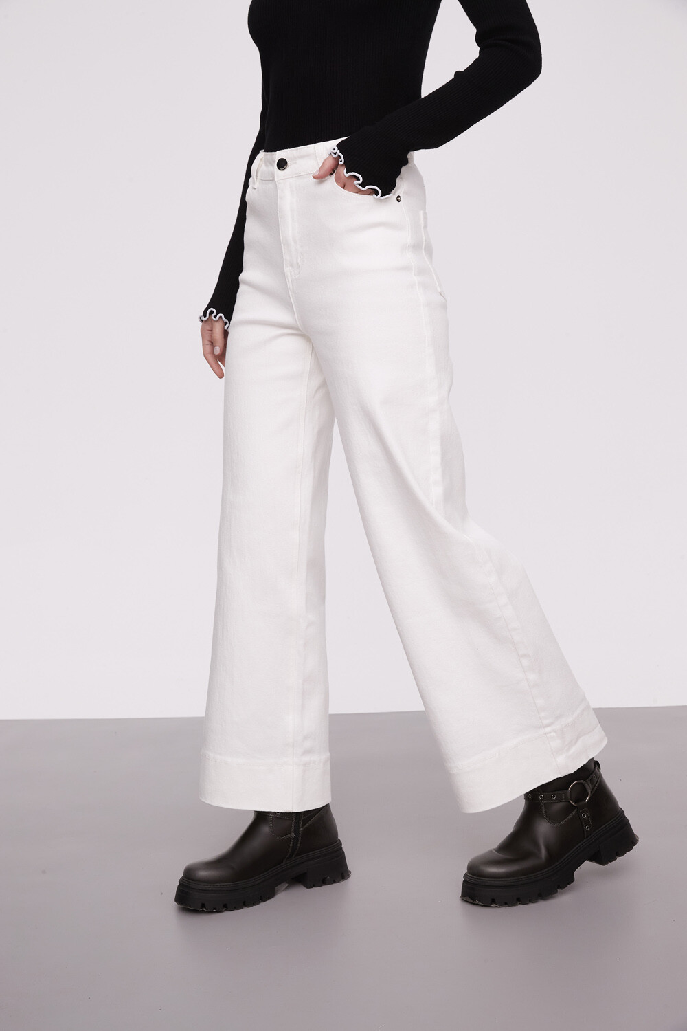Pantalon Boys Marfil / Off White