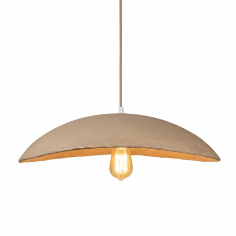 LÁMPARA DE TECHO PAPEL-MACHE MARRON COSMOS