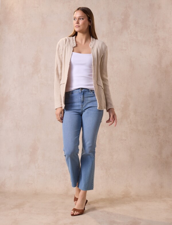 Chaqueta Algodon BEIGE