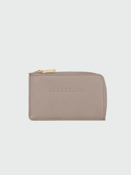Longchamp -Tarjetero compacto, Le Foulonné Gris