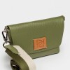 Mini bag Nina en cuero graneado Verde