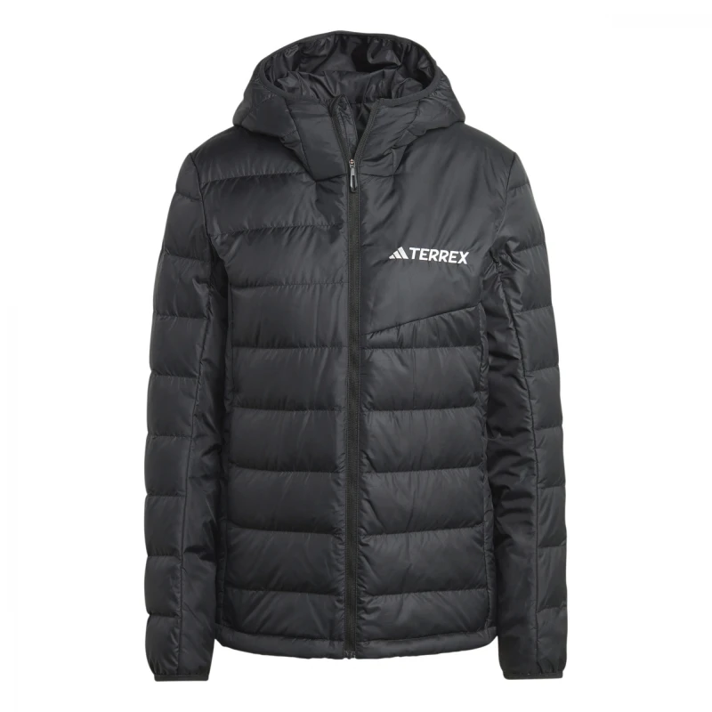 Abrigo Terrex Multi Light Down Hooded de Mujer Negro