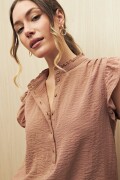 CAMISA SOMEL Beige Oscuro