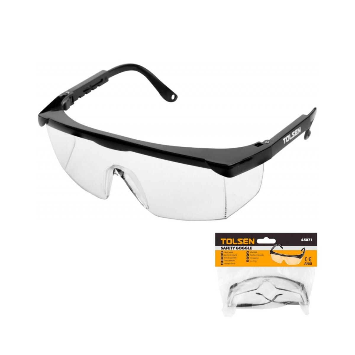 Lentes Transparentes Tolsen Mercury 