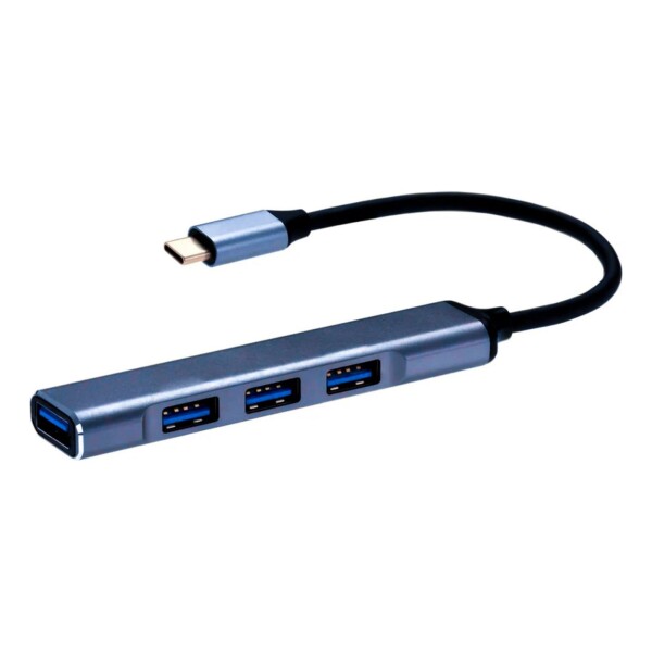 Adaptador Hub Usb-c 4 En 1 Usb 3.0 Macbook Pro Air Pc Adaptador Hub Usb-c 4 En 1 Usb 3.0 Macbook Pro Air Pc